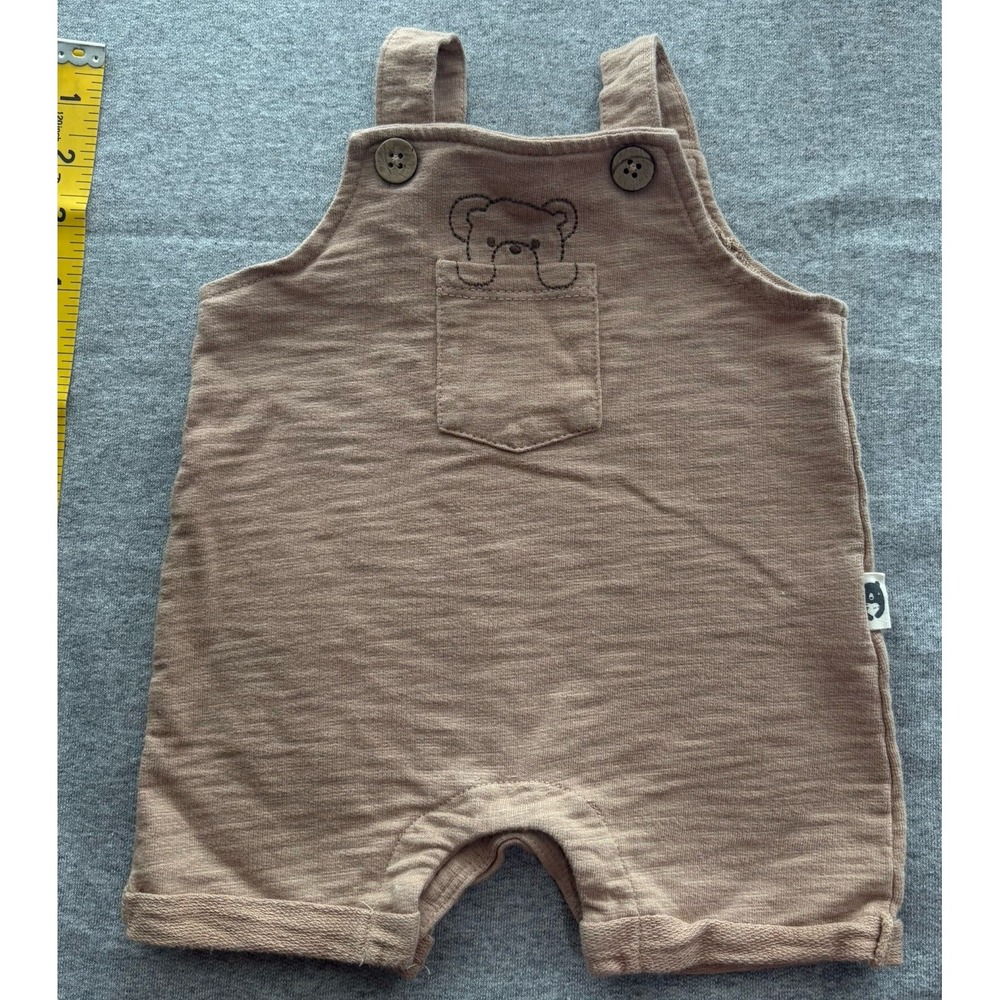 Boutique Rabbit & Bear 100% Organic Cotton Romper Luxurious 3-6M Excellent!